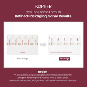 Kopher Curepair Melder SOS Cream label detail signals premium, dermatologist-inspired care.