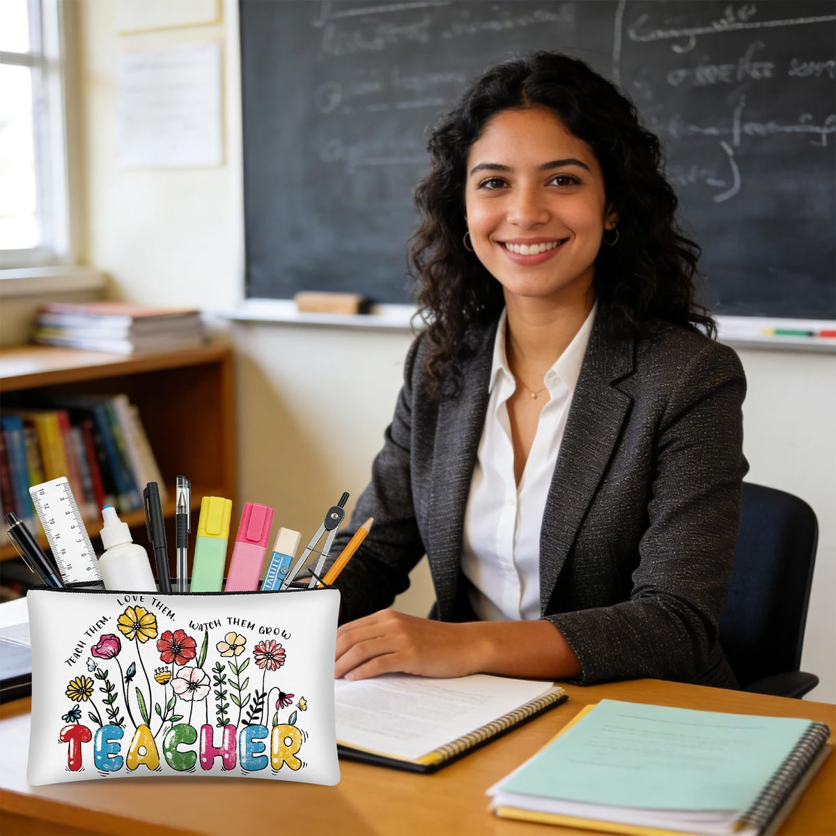 KOPOOEOE teacher appreciation gift idea in bright patterns