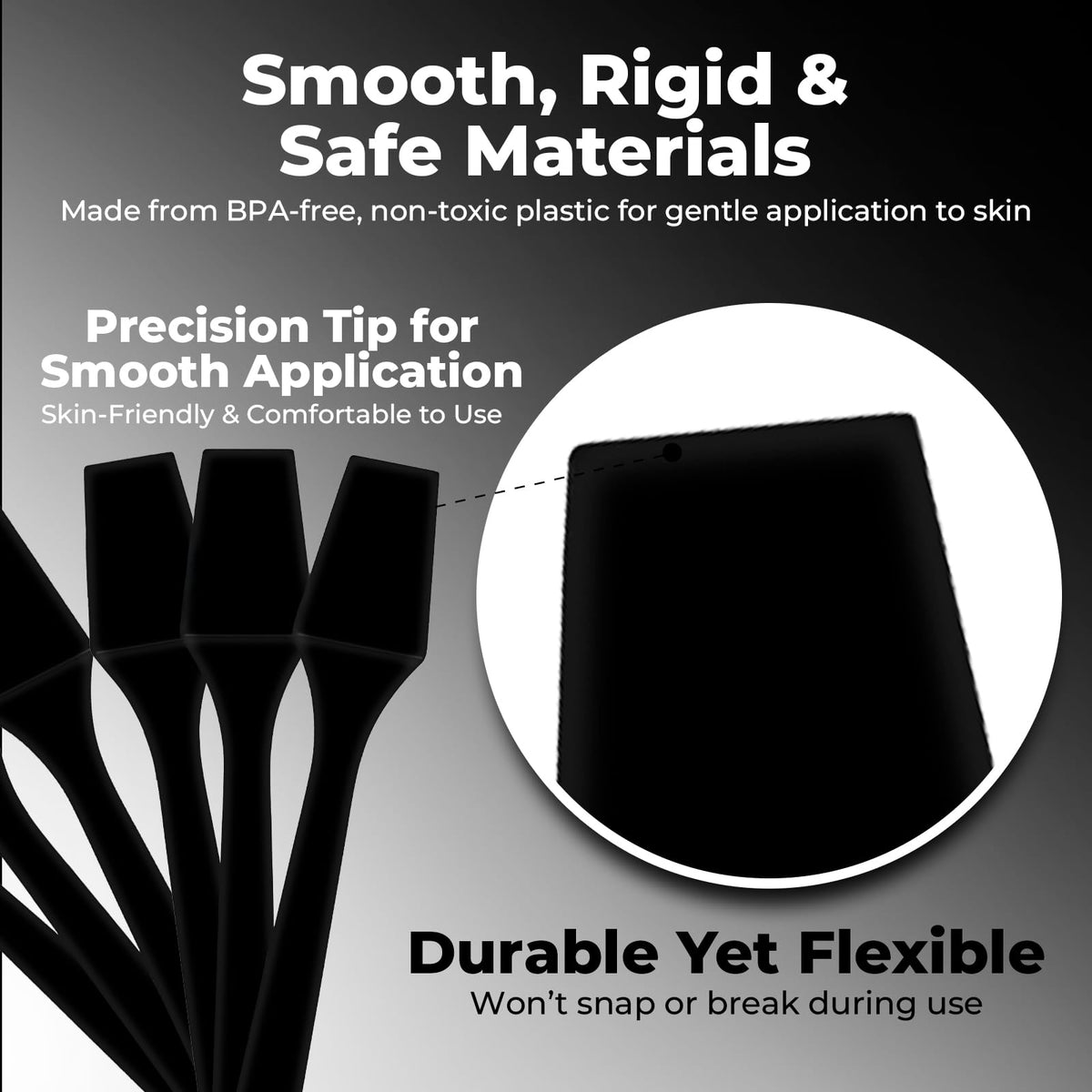 Kopperko face mask spatula applies product without contamination