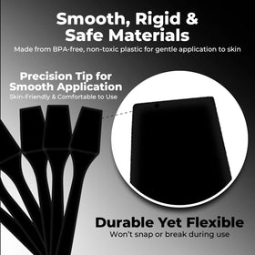 Kopperko face mask spatula applies product without contamination