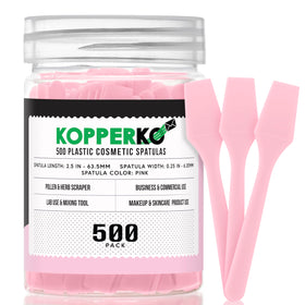 Kopperko mini face spatula 2.5-inch pack for precise cream extraction and mess-free application