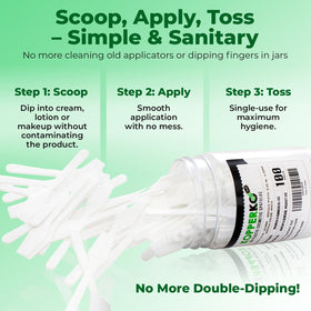 Travel-friendly Kopperko spatula for lip balms and skincare on the go.