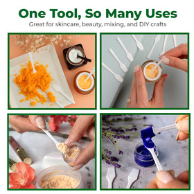 Professional tool for moving wholesale or homemade creams and gels.