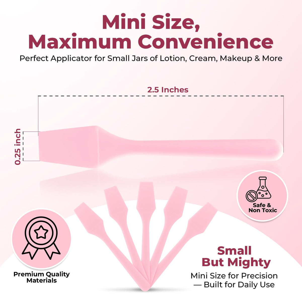 Kopperko small spatula for face masks enables precise mixing and application