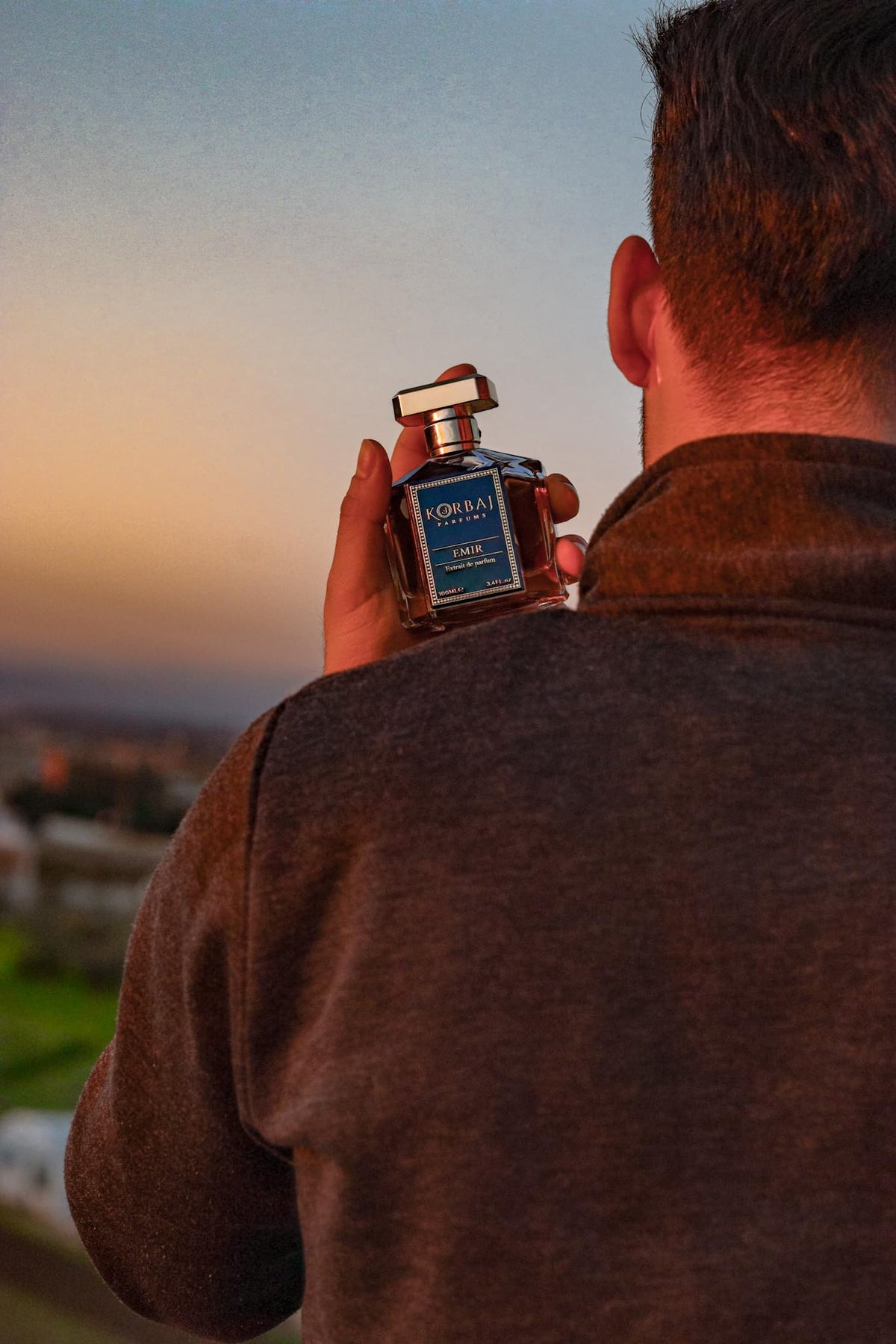 KORBAJ PARFUMS Emir unisex appeal communicates versatility for any occasion.