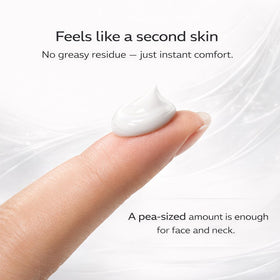 KORIDERM Cream being applied to hands for quick daily moisturization.