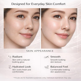KORIDERM Cream on skin with a soft, refreshed glow.