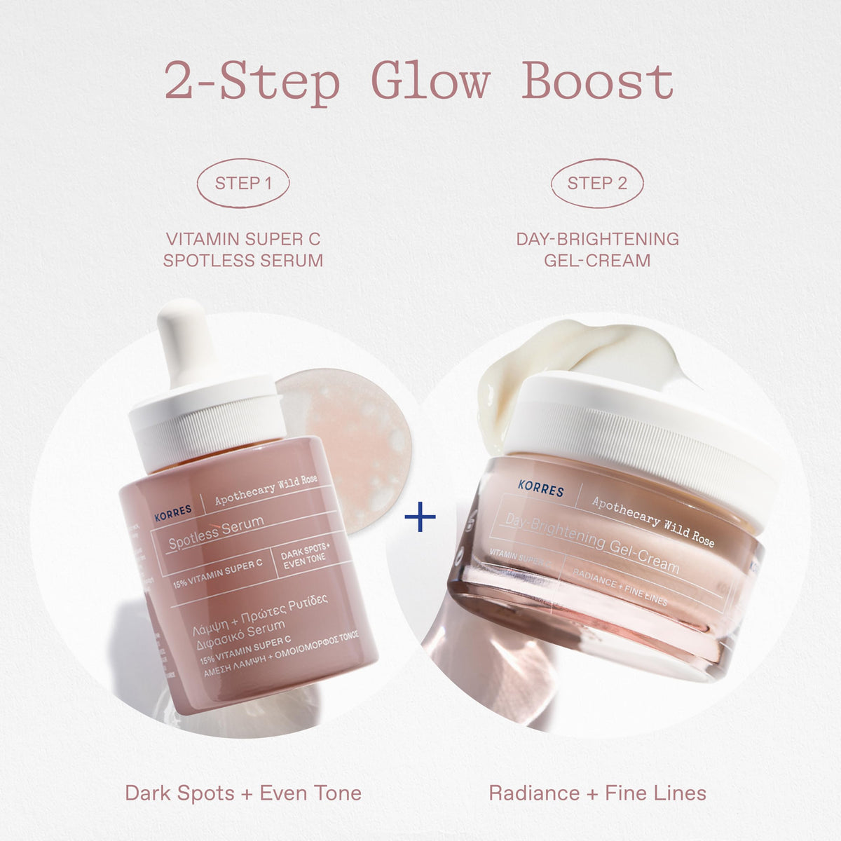 Water phase of Korres Serum with algae extract and botanicals visible