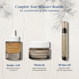 KORRES cream swirl on skin demonstrating visible hydration and bounce.