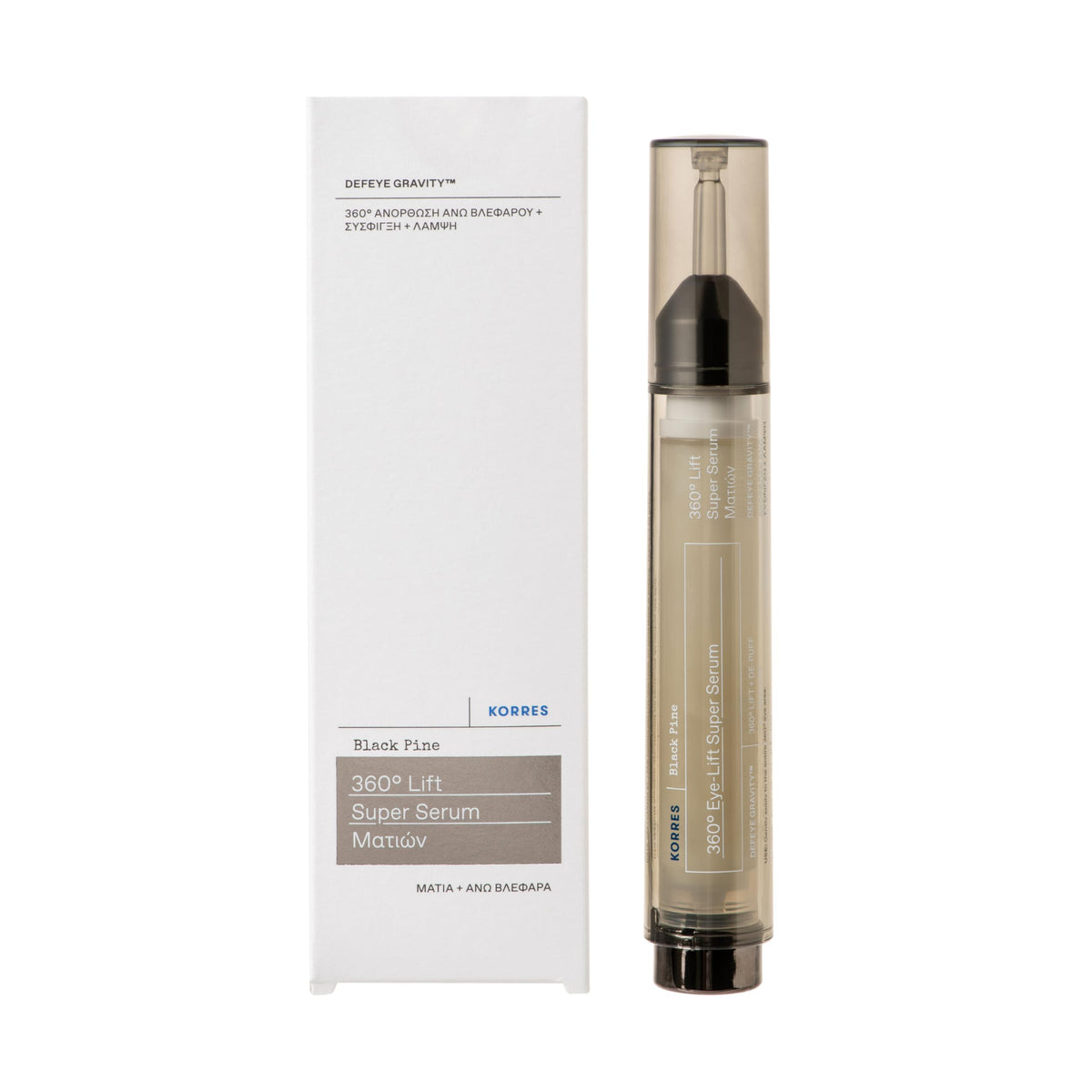 Texture close-up of serum on skin shows lightweight absorption.