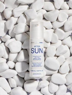 Close-up of the lightweight gel texture from KORRES Greek Yoghurt Cooling After Sun Gel.