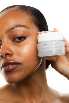 Side view of application to skin to illustrate smooth, even coverage