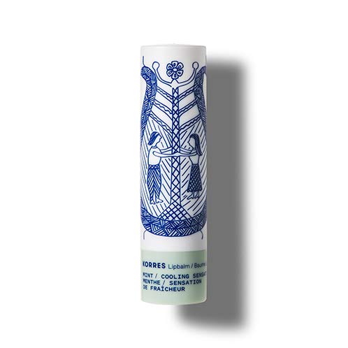 Korres Jojoba Oil bottle emphasizing soothing hydration and skin softness.