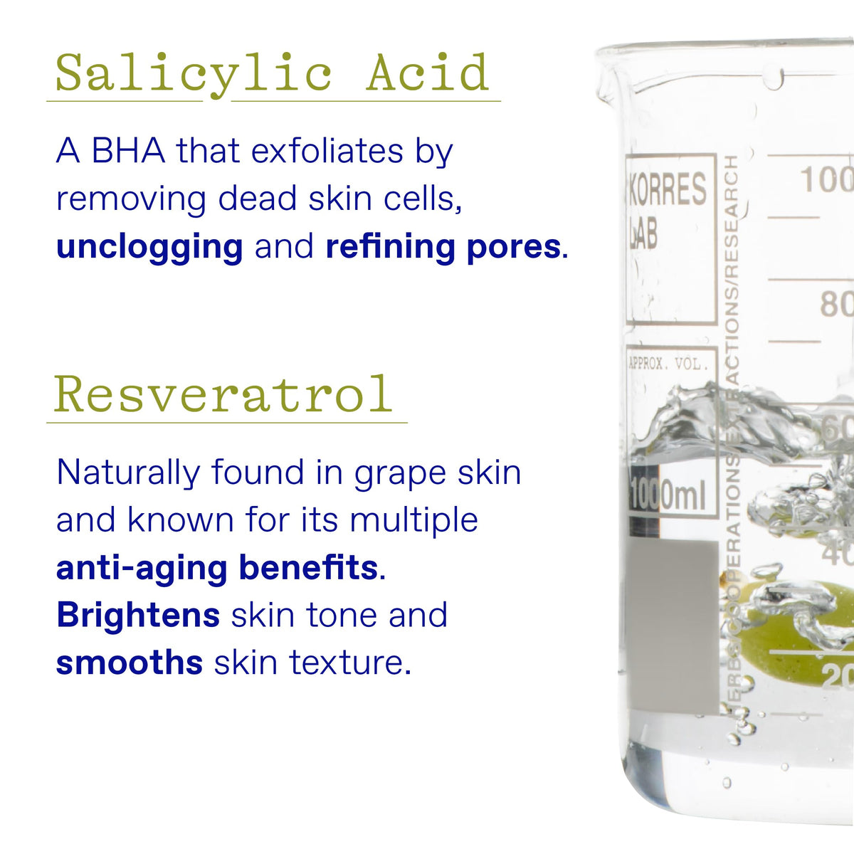 Label emphasizes vegan, silicone-free formula and recyclable packaging