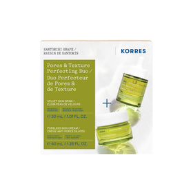 KORRES Santorini Grape Velvet Skin Drink bottle promotes lightweight hydration for balanced skin
