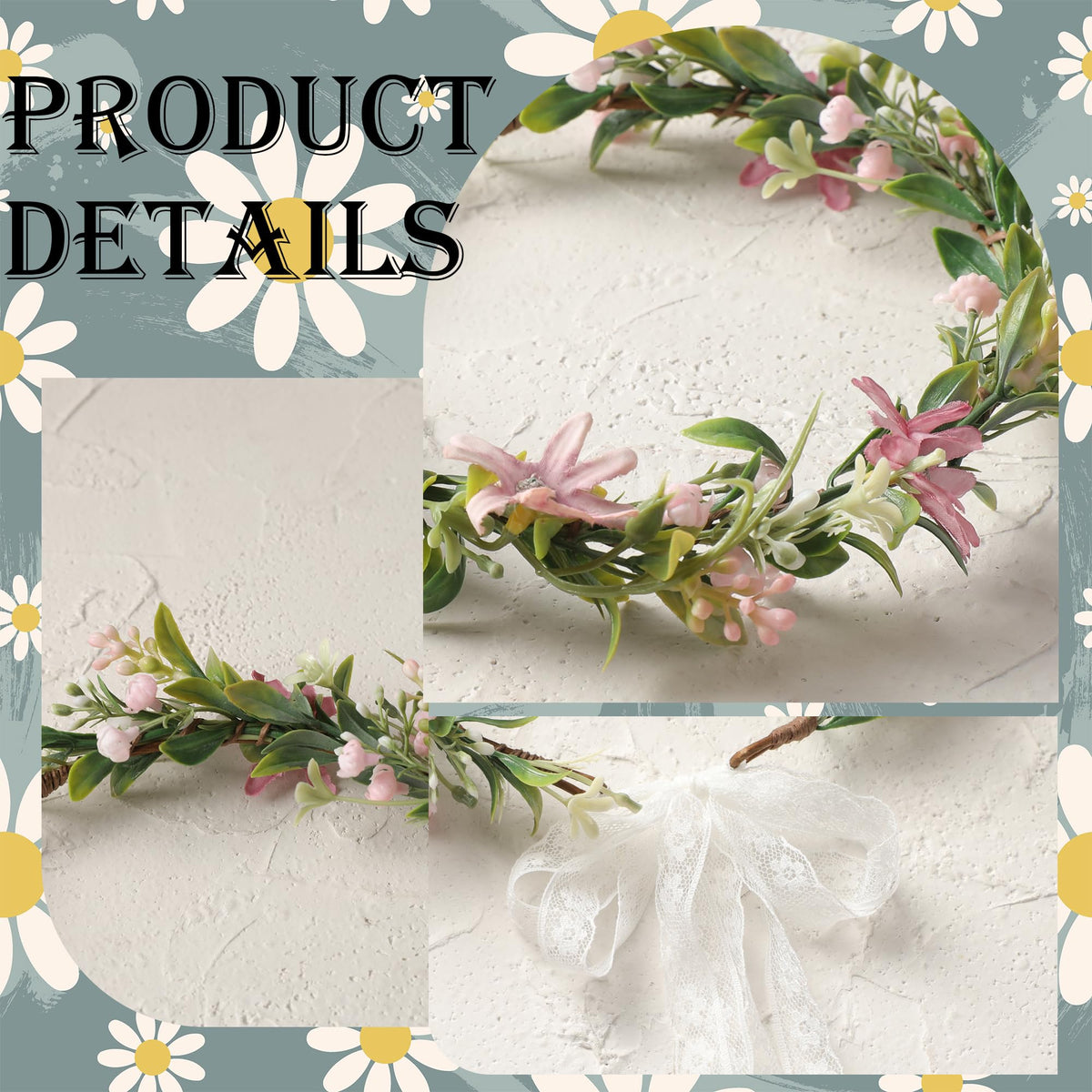 KorViSHOW daisies and baby's breath blend for spring vibe.