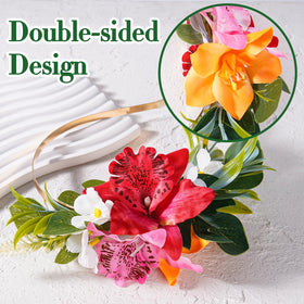 KorViSHOW handmade flower crown showcasing unique details and craftsmanship.