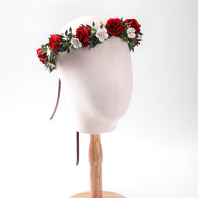 KorViSHOW Rose Hair Flower Crown packaging, ready gift for friends and loved ones
