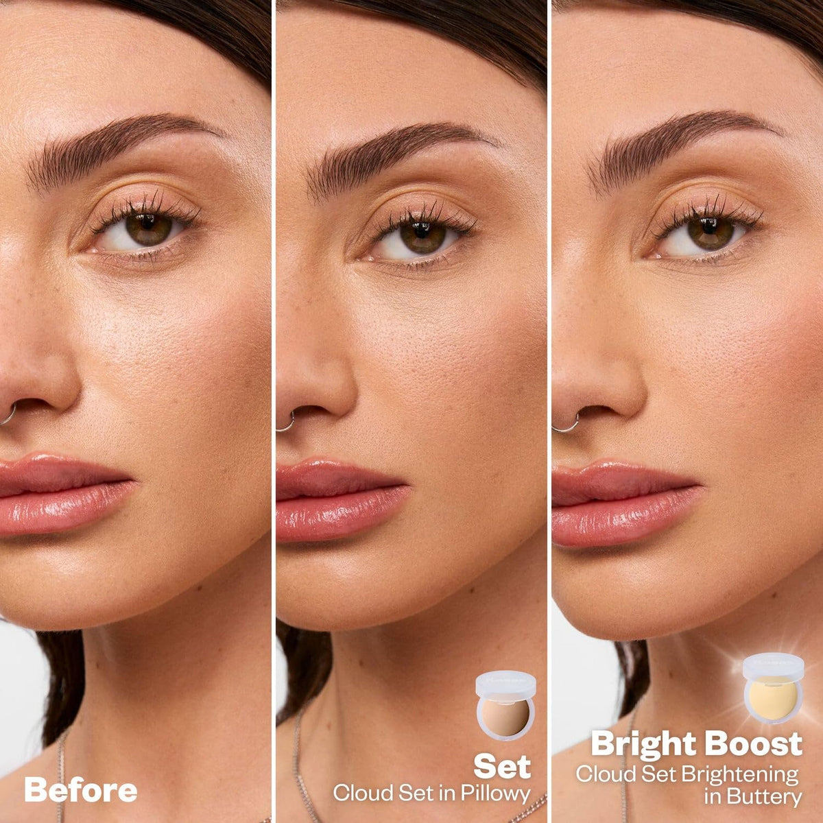Kosas Cloud Set talc-free formula with vegan, cruelty-free credentials.