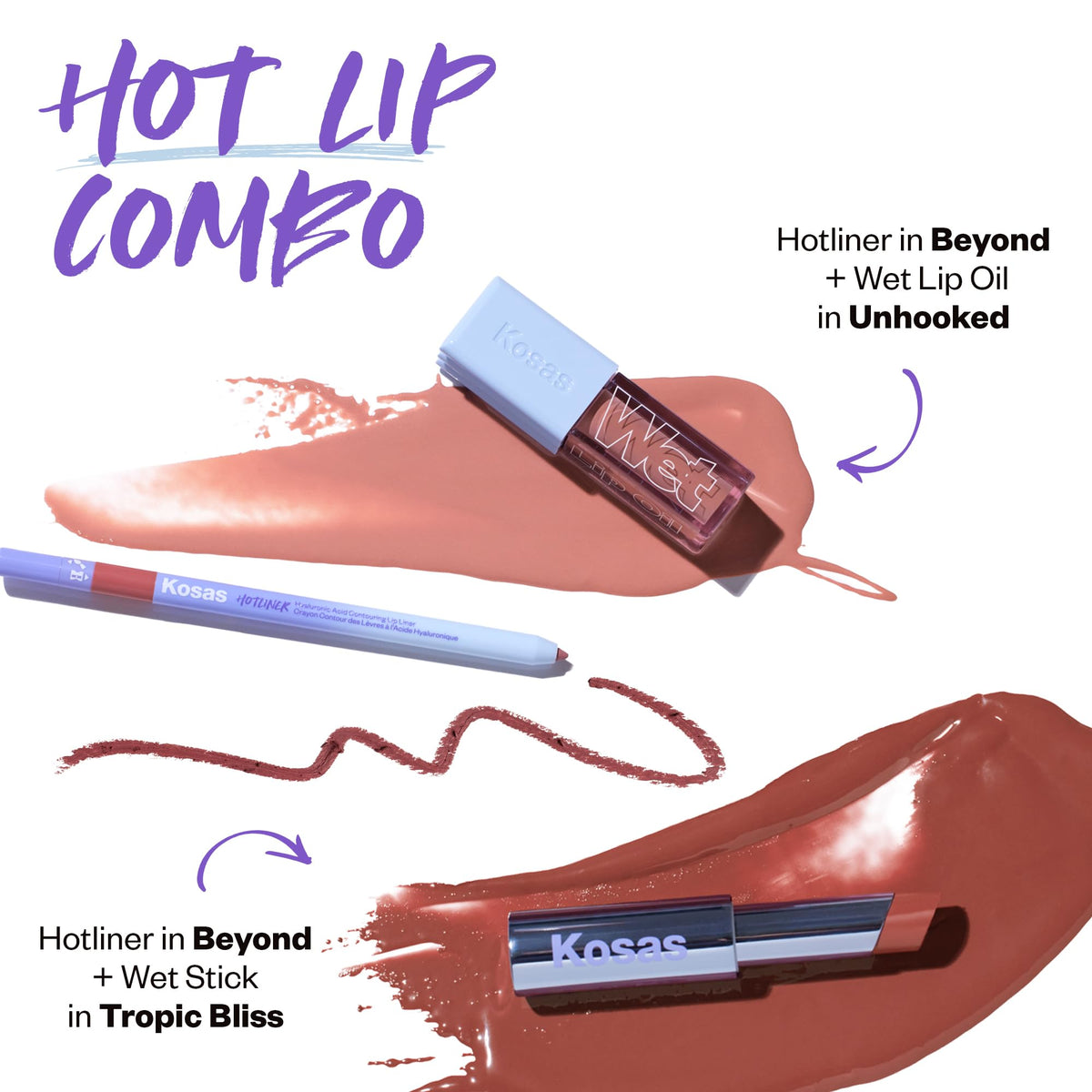 Kosas Hotliner eight-shade range complements many skin tones.