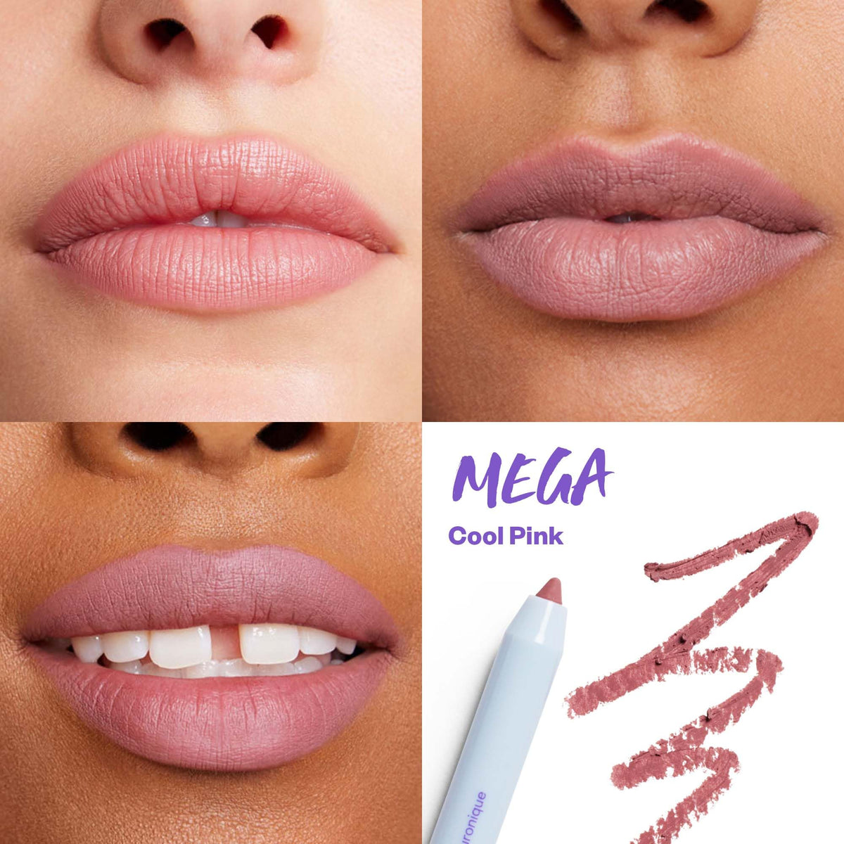 Kosas Hotliner with hyaluronic acid formula providing lip hydration during lining.