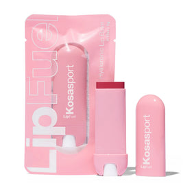 Kosas Lipfuel lip balm in slim packaging for on-the-go hydration and easy application.