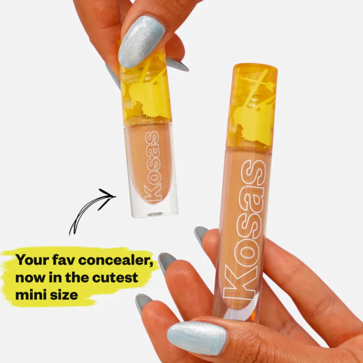 Kosas Revealer Concealer's creamy texture blends easily for quick application.