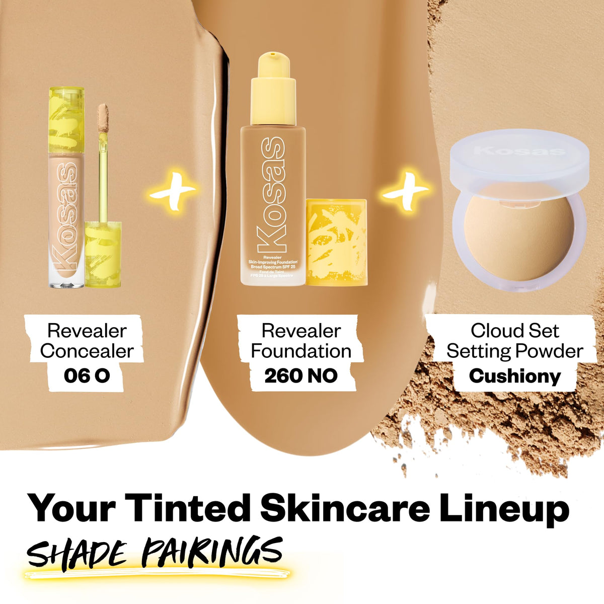 Kosas Revealer Concealer applied with a brush for even blending