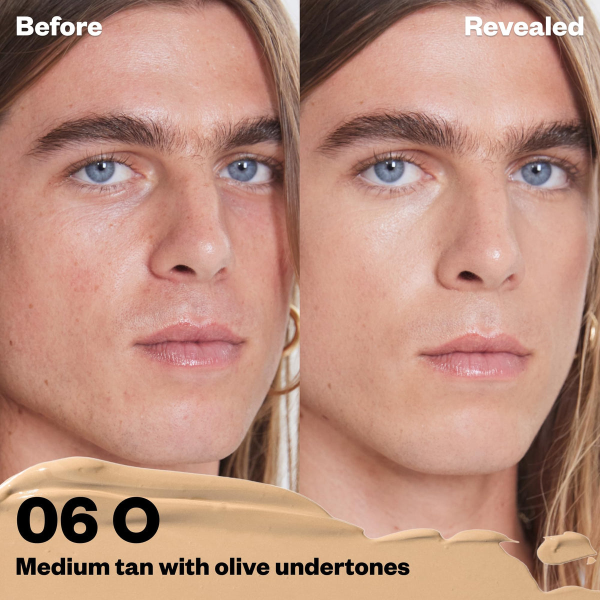 Kosas Revealer Concealer on a blemish for even skin tone