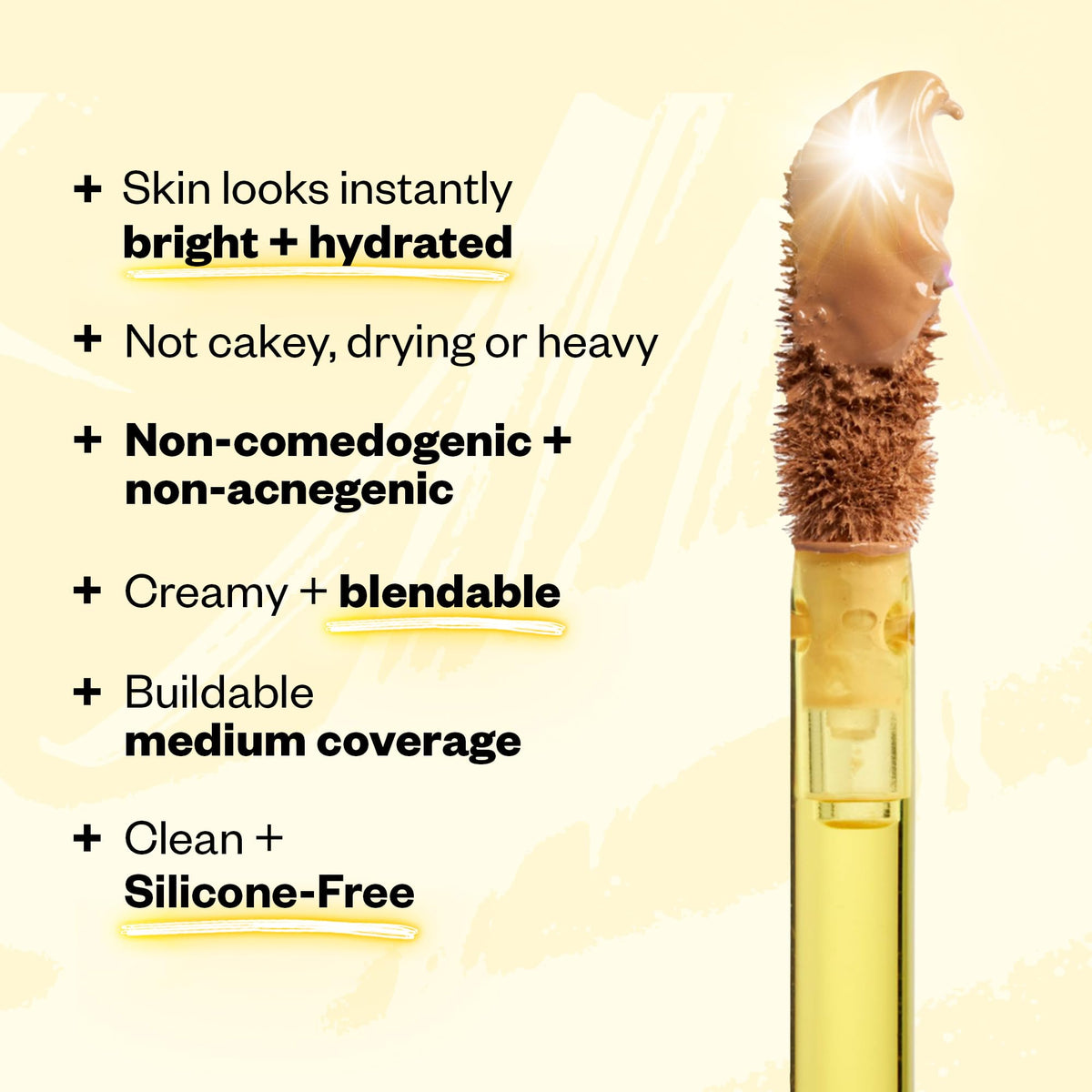 Kosas Revealer Concealer hydrating formula with hyaluronic acid and peptides.
