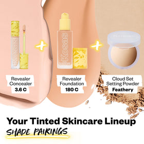 Kosas Revealer Concealer vegan and cruelty-free packaging symbol.