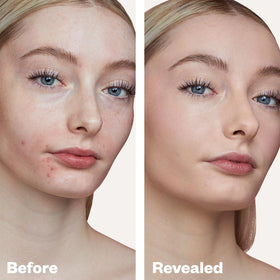 Kosas Revealer foundation applied with fingers for effortless blend and glow.