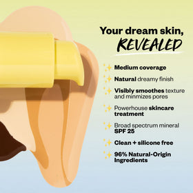 Kosas Revealer natural glow finish adds radiance to daily looks.