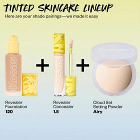Natural glow finish provided by Kosas Revealer for daily makeup looks.