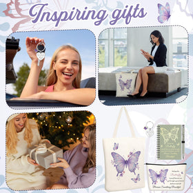 Kosiz butterfly gift design detail highlights delicate watercolor butterflies.