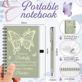 Kosiz butterfly gift keychain adds motivation to everyday items.