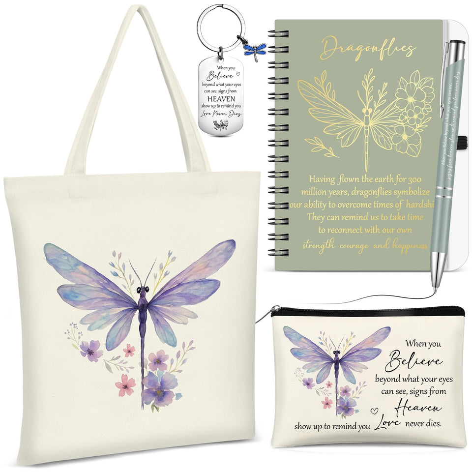 Kosiz dragonfly cosmetic bag for daily use and travel.