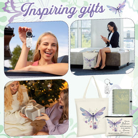 Kosiz dragonfly gift set showing all five pieces.
