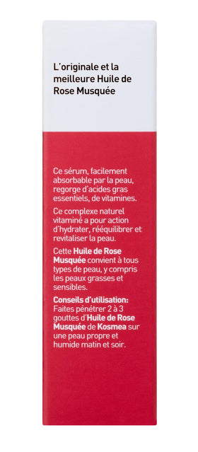 Kosmea Rosehip Oil applied to the body for skin renewal and elasticity