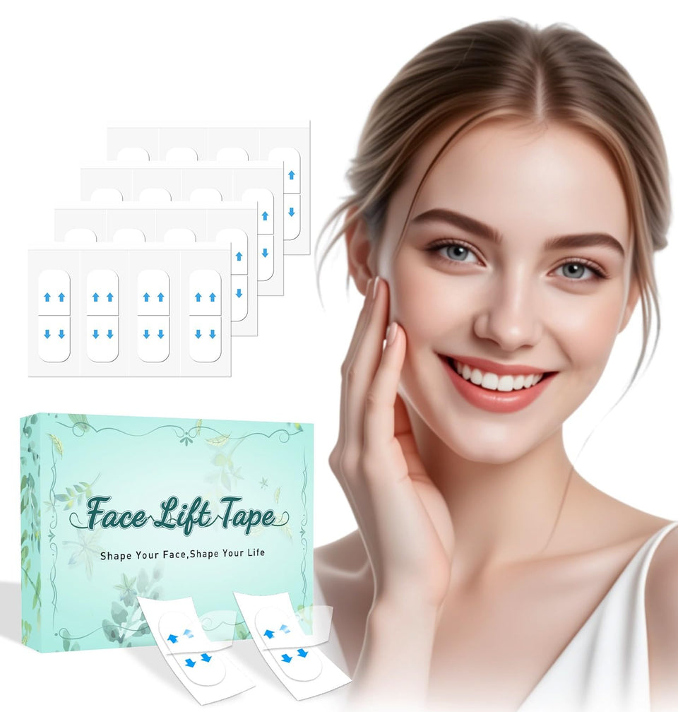 KOSOBO Face Neck Tape invisible film for a discreet lift that lasts up to 8 hours.