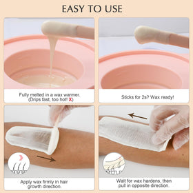 KOTAMU beginner guide included for confident waxing at home