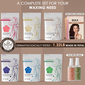 KOTAMU bikini wax beads ideal for sensitive skin and long-lasting smoothness