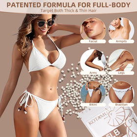 KOTAMU wax beads for facial maintenance and precise shaping
