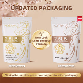 KOTAMU hard wax beads for full-body waxing, smooth results over weeks