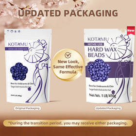 KOTAMU hard wax beads ready to melt for quick, efficient hair removal.