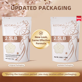 KOTAMU sensitive-skin wax beads reduce irritation during waxing