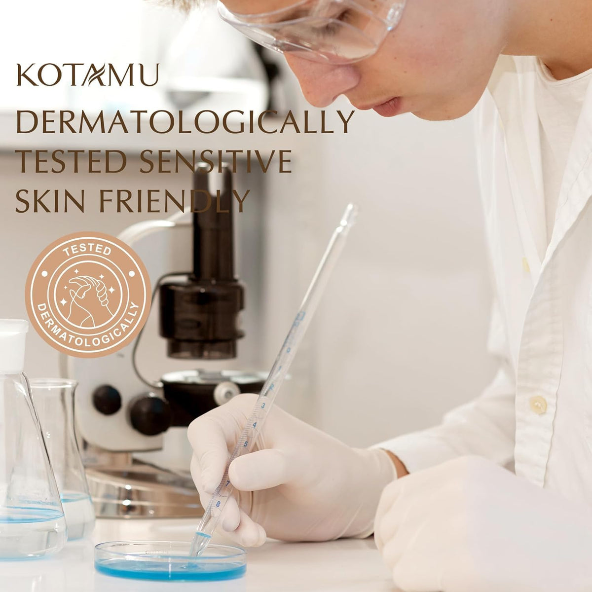 KOTAMU pre-wax oil prepares skin for smoother removal
