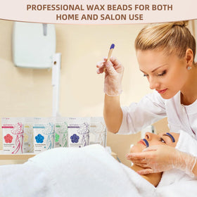 KOTAMU wax beads demonstration for residue-free removal.