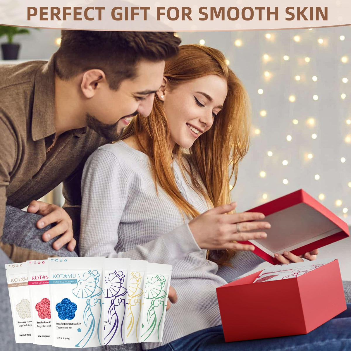 KOTAMU wax heater-compatible beads melting evenly for efficient sessions.
