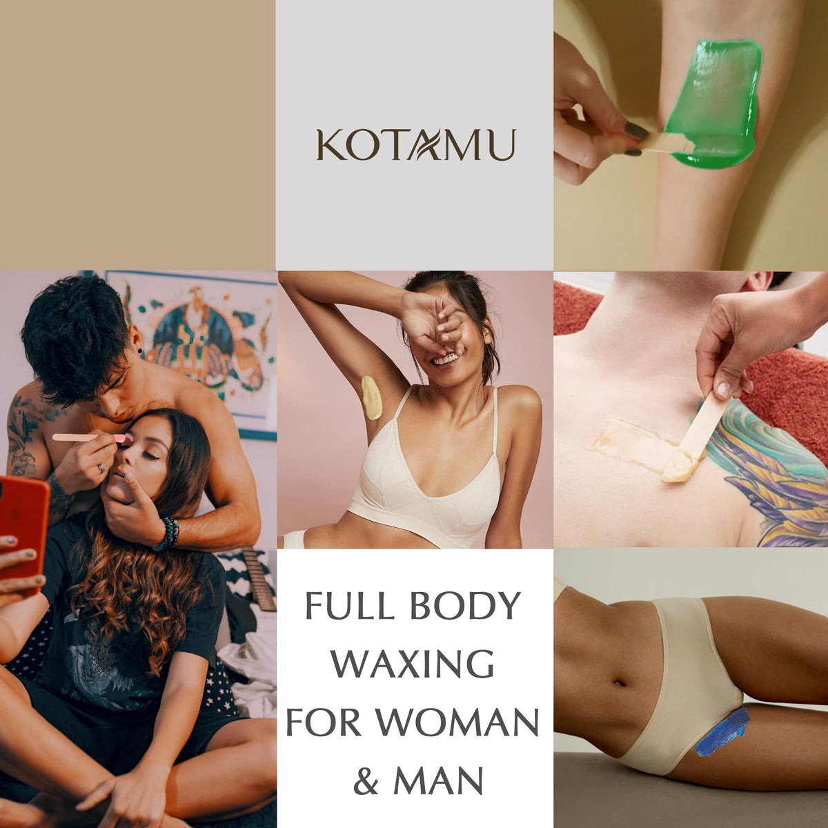 KOTAMU easy-cleanup design simplifies post-wax cleanup.